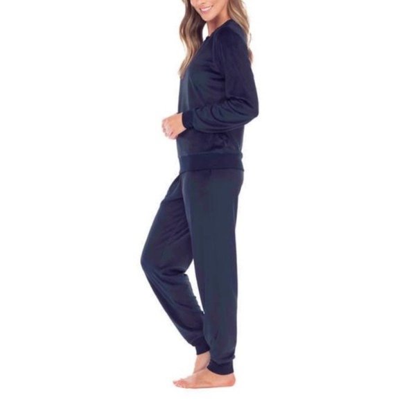 Honeydew Navy Blue Long Sleeve Jogger Super Soft Lounge Pajama PJ Set Size Small - Picture 6 of 6